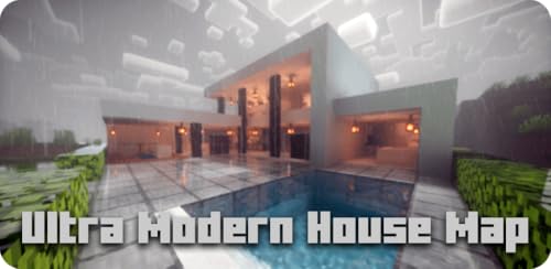 Ultra Modern House Map for Mine Craft