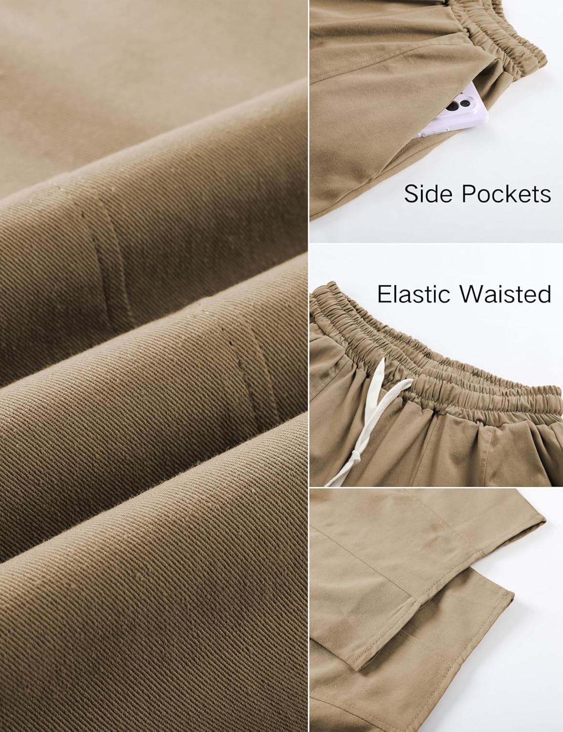 Xiaoxuemeng Barrel Jeans Women Cropped Cotton Wide Leg Pants High Waisted Denim Pants with Pockets - Image 4