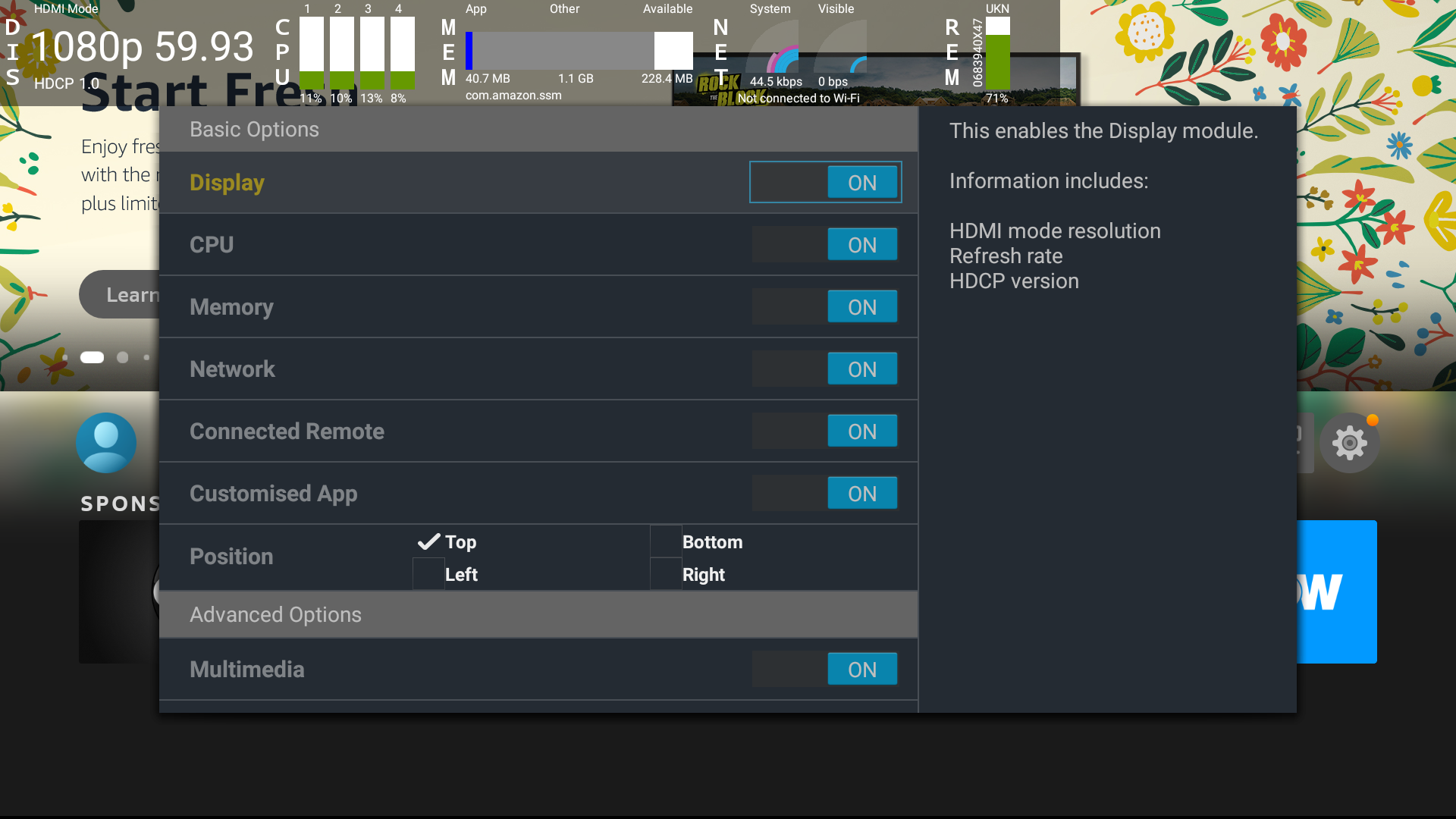 Developer Tools Loader for Fire TV
