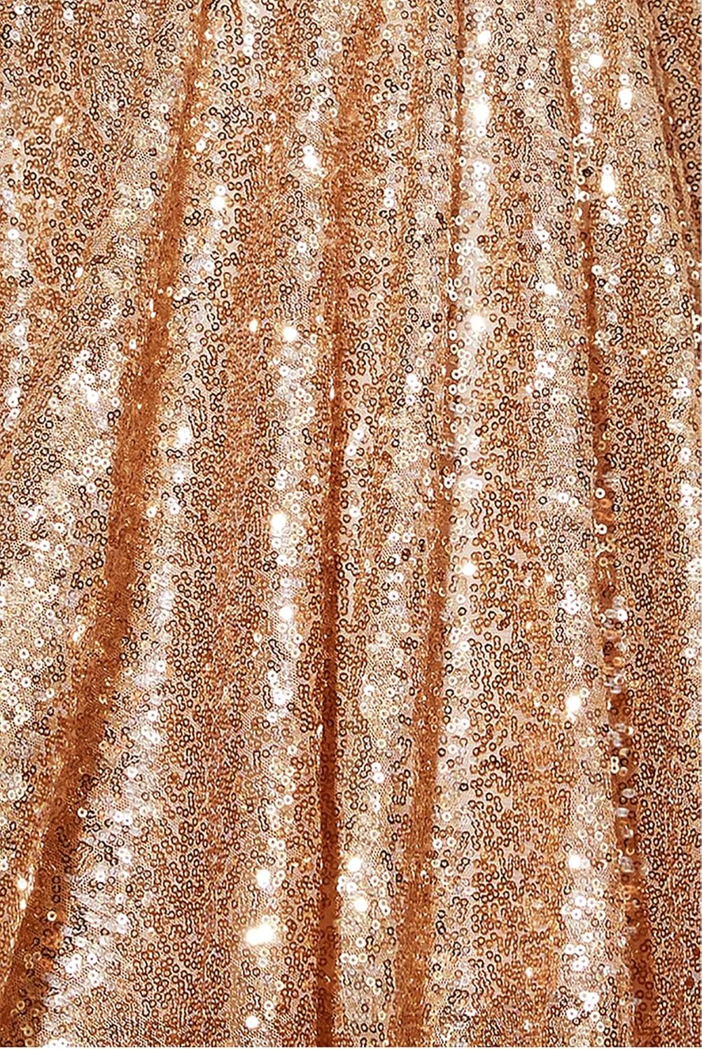 Women's Sequin Mini Dresses Backless Sleeveless Deep V-Neck Spaghetti Straps Sparkly Cocktail Prom Short Dress - Image 7