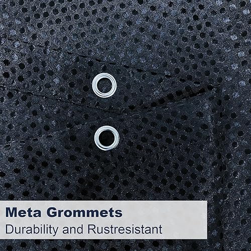 Vista 104 de Cortina de ducha de tortugas marinas, temática náutica de playa, verde y verde azulado, sin ganchos, punto gofre y forro desmontable, decoración