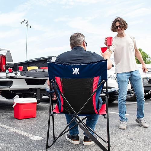 Vista 24 de Kijaro Dual Lock Pro NFL - Silla plegable para fanáticos deportivos, 26 pulgadas de largo x 35.5 pulgadas de ancho x 37 pulgadas de alto, New New