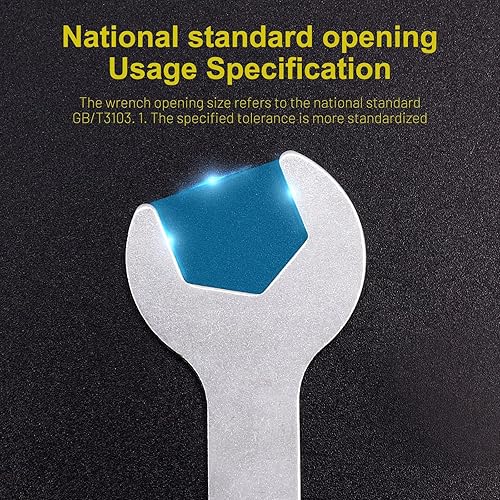 Miniatura 5 de Super Thin Wrench Set, Combination Wrench Set, Includes 12-Piece, 4, 5, 7, 8, 11, 12, 13, 15, 17, 19, 22, 23mm, Carbon Steel