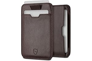 Vaultskin Chelsea Minimalist Front Pocket Leather Wallet with RFID Blocking for Men