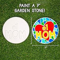 Vista 5 de Creative Roots Pinta tu propia piedra #1 para mamá, kits de manualidades para niños, cerámica para pintar, a partir de 6 años