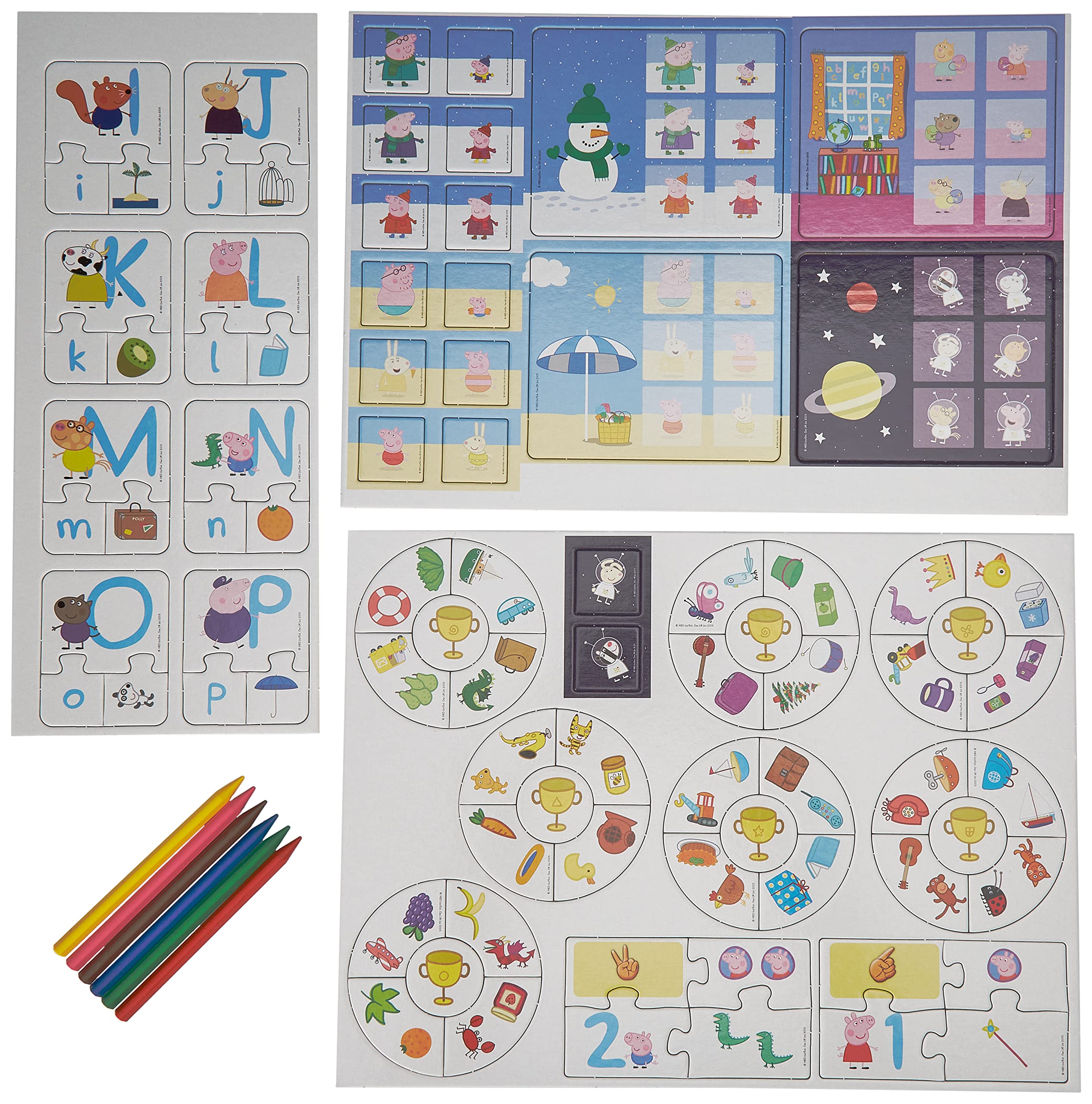 Educa Mis Primeras Actividades Peppa Pig | Juego Educativo +3 Años | Abecedario, Números Y Colores