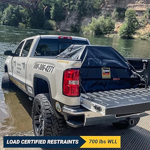 Miniatura 8 de Red de carga impermeable Gladiator  Lona resistente para camiones (7.3 pies x 13.3 pies (para remolques de 6 x 12 pies))