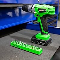 Vista 6 de OEMTOOLS 24144 - Soporte magnético para brocas hexagonales de 36 piezas, organizadores de puntas hexagonales, soportes magnéticos para superficies