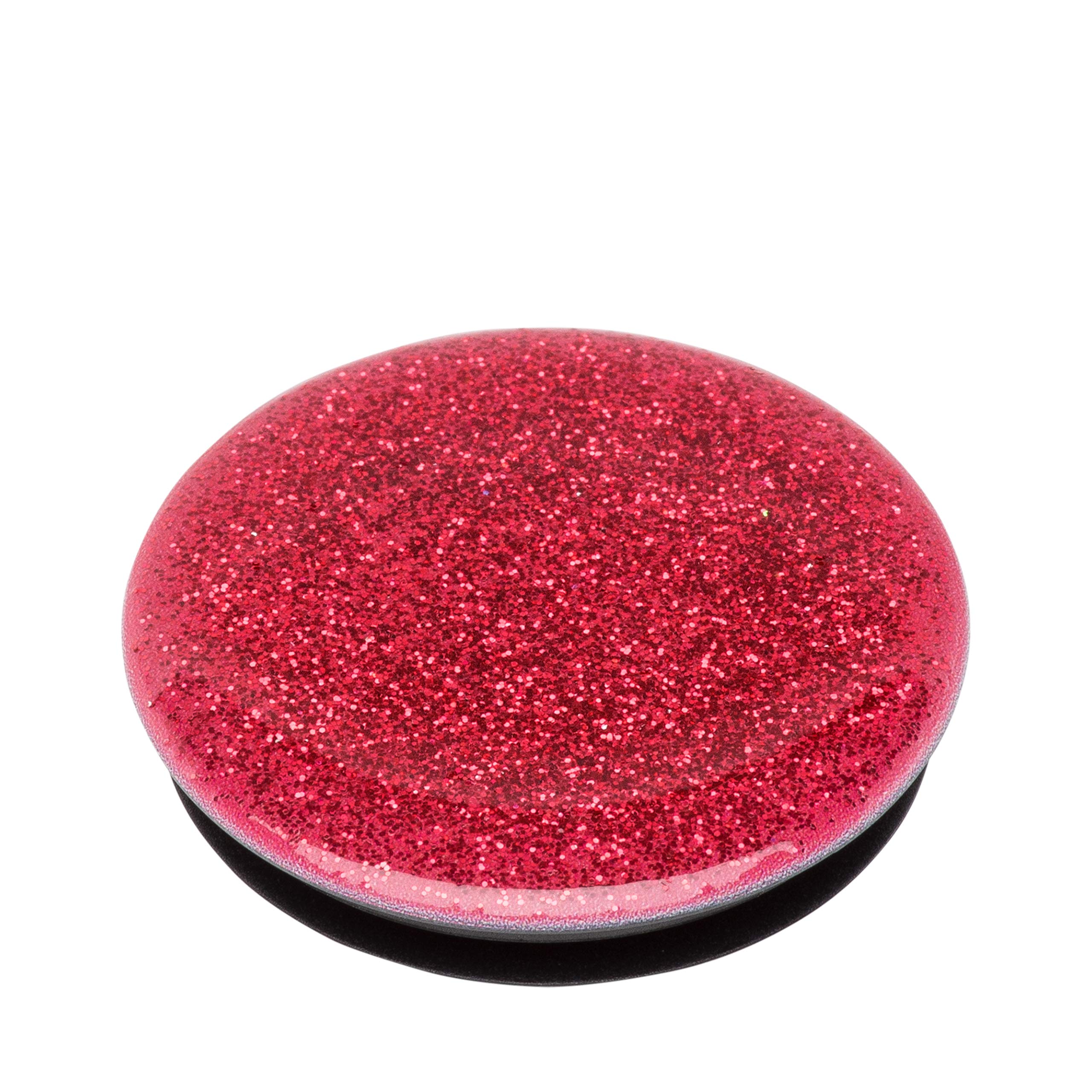 PopGrip PopSockets – Support Et Grip Amovible Pour Smartphone – Top Interchangeable – Aluminium Rouge