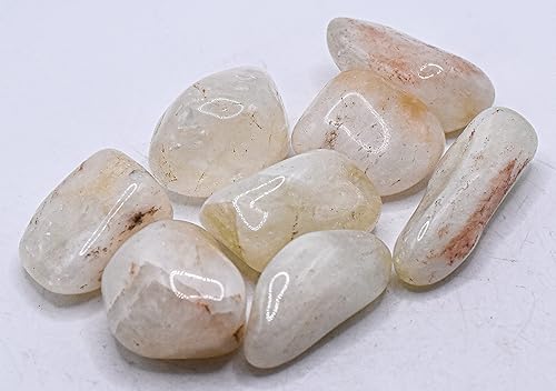 Miniatura 6 de 10 Uds. Piedras pulidas de cuarzo citrino blanco dorado, naranja, piedra pulida, natural, cabujón, piedras preciosas minerales - Brasil