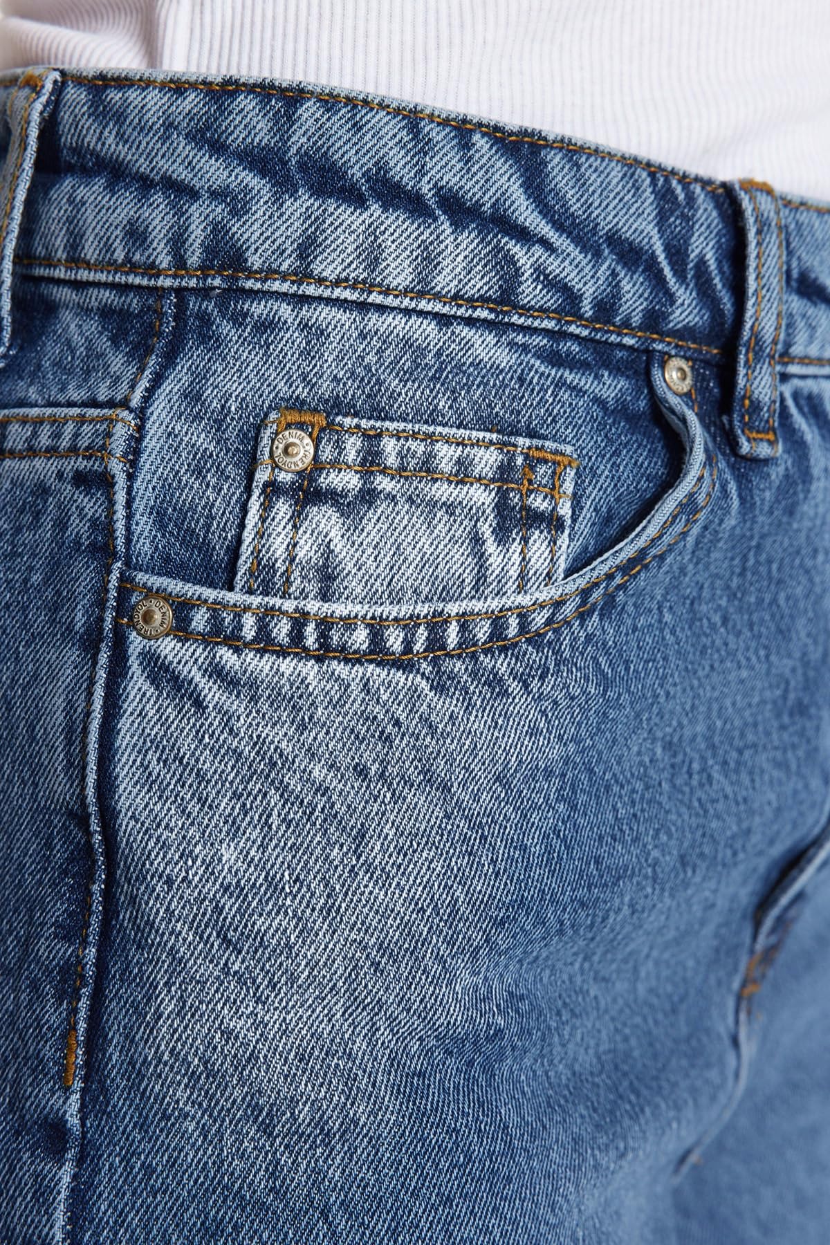 Trendyol Damen Gerade Mama Hohe Taille Jeans – Bild 6