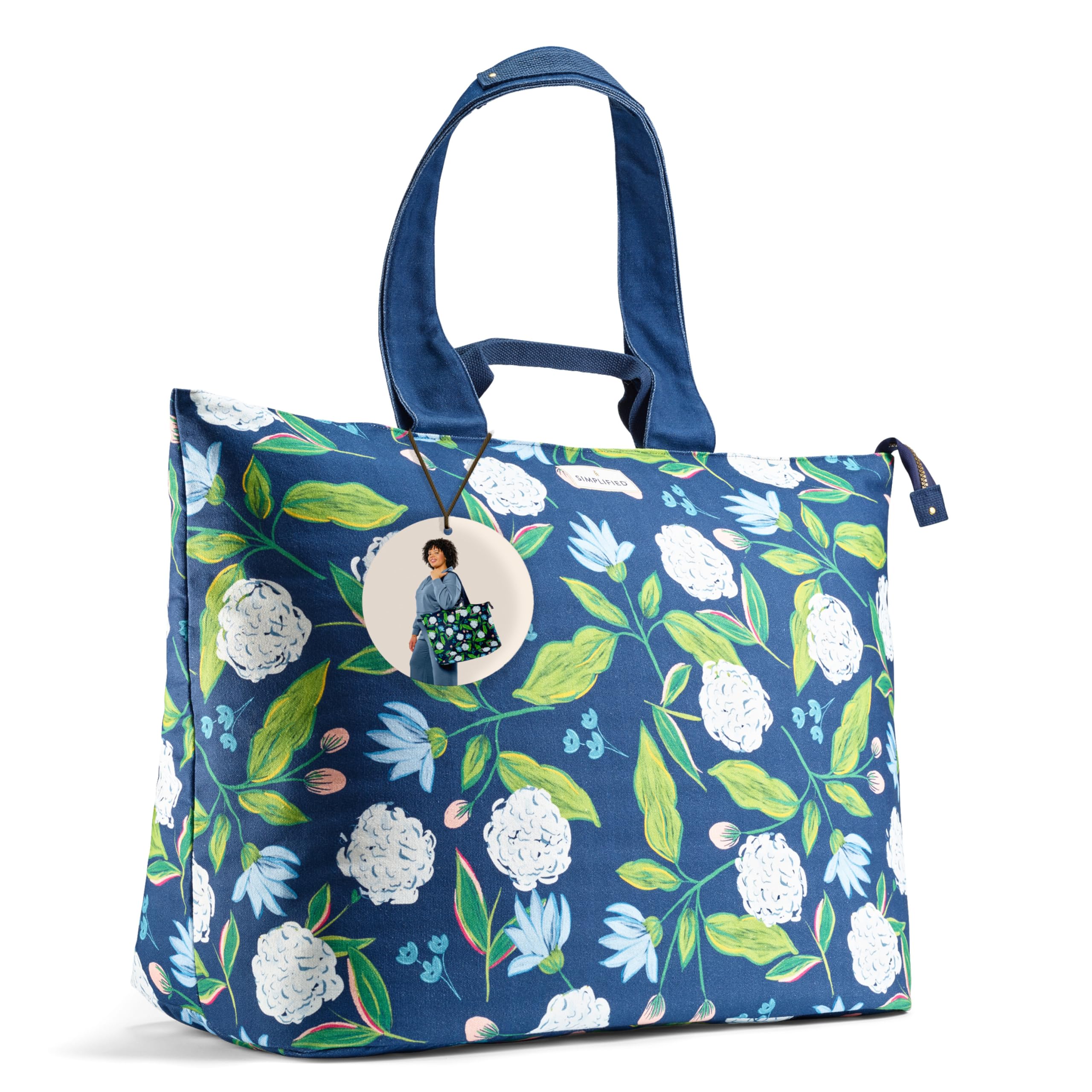 Fit & Fresh Large Beach Bag for Women - Extra Large Travel Tote With Pockets