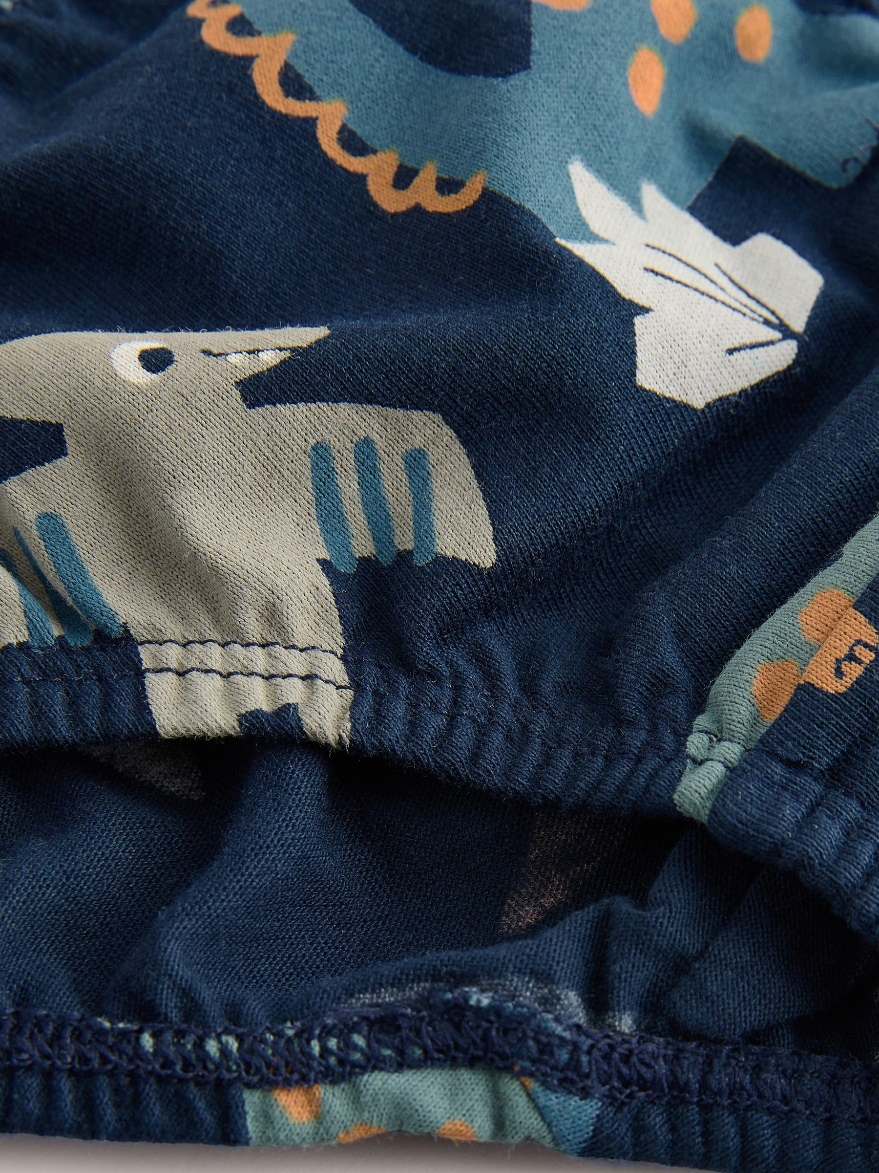 NEXT Garçon Culotte imprimée 100% Coton, Lot de 5 Blue Dinosaur 9 Ans-10 Ans