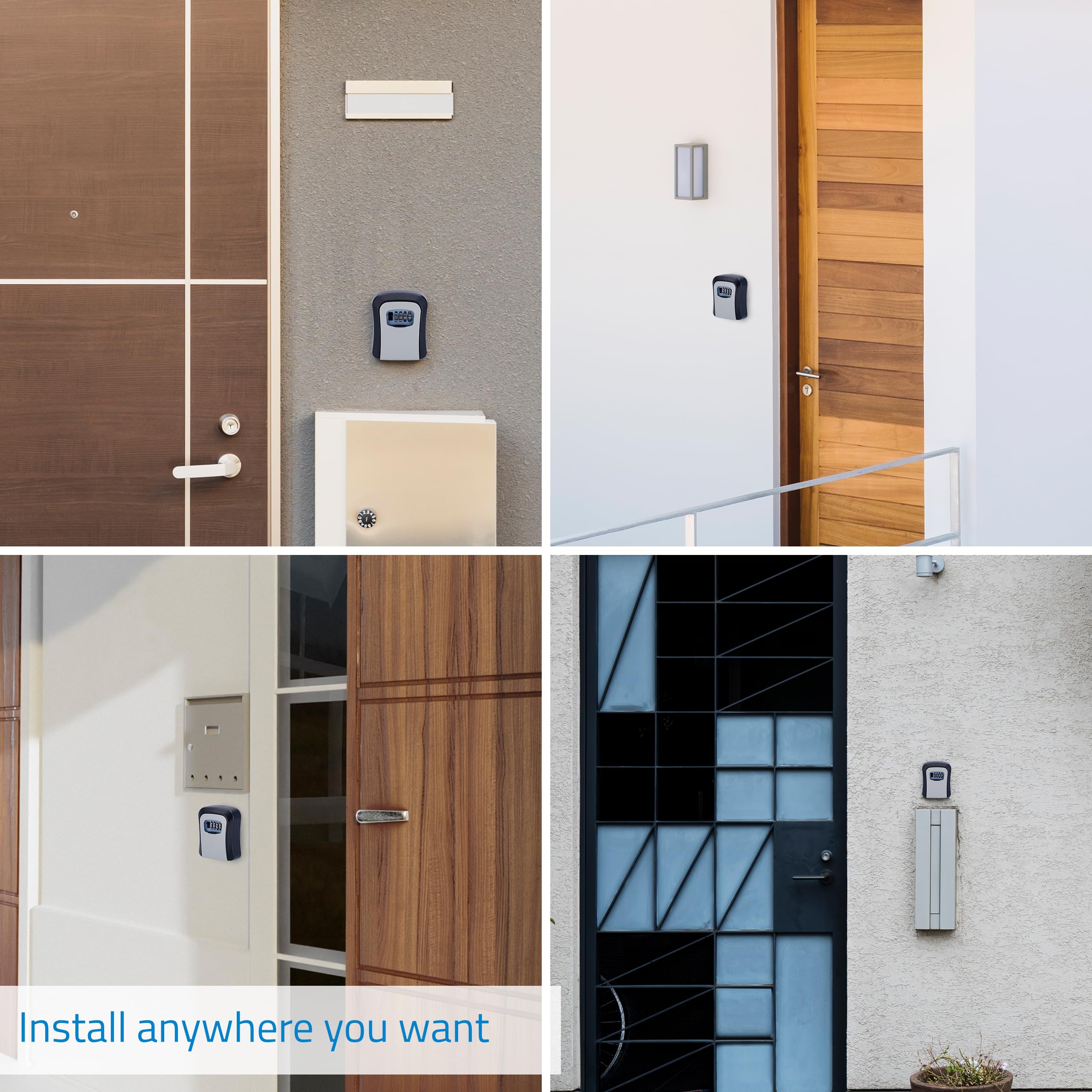 Cassetta Di Sicurezza Per Chiavi NIVIAN - Scatola Con Codice PIN 4 Cifre, Resistente A Furti E Intemperie - Foto 5