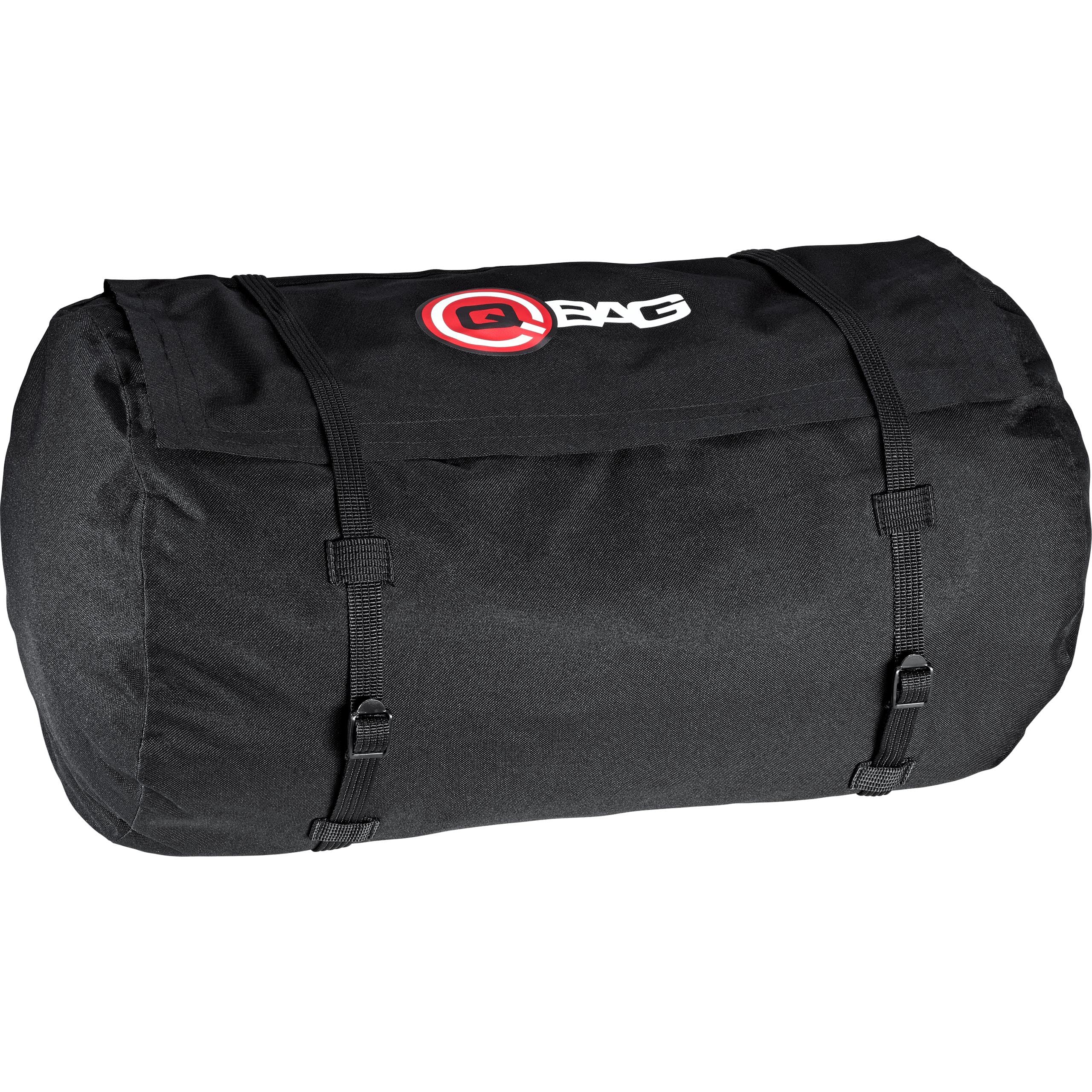 QBAG Hecktasche Motorrad Motorradtasche Gepäckrolle Motorrad wasserdicht Rolle wasserdicht 03, Gepäckrolle, Motorradtasche wasserdicht, robust, 60 Liter Stauraum, schwarz
