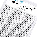 WENDY Lash Extension Premade Fans Eyelash Extensions 320PCS Pre Made Fans Lash Extensions 12D Lashes Extension 0.07mm D Curl Promades Eyelash Fans Mixed 9-16mm(12D-0.07-D, 9-16mm Mixed Tray)