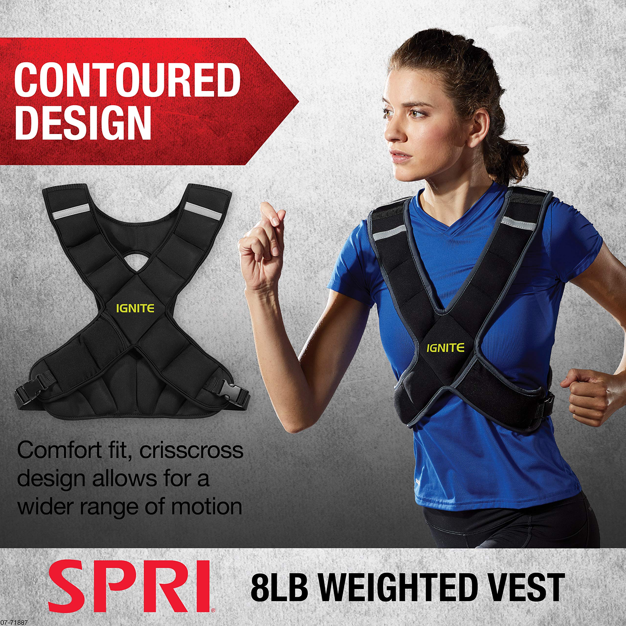 Running Vest Poudee Weighted Vest, 12LB For Men Women Weight Vest