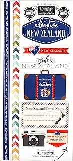 New Zealand Adventure Cardstock Scrapbook Stickers (61014)
