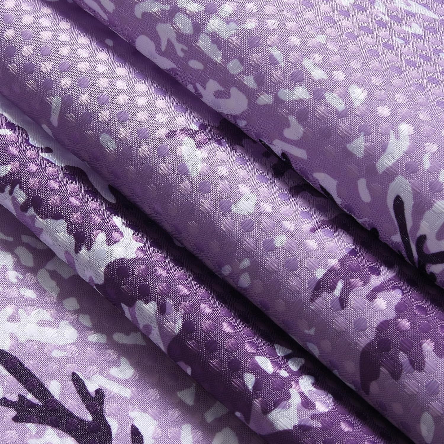 Hokibero Purple Misty Forest Mountain Nature Tree Fabric Shower Curtains for Bathroom Waterproof Heavy Duty Navy Blue and White Woohitedland Shower Curtain Bathtubs Hotel, 72 x 78 inch