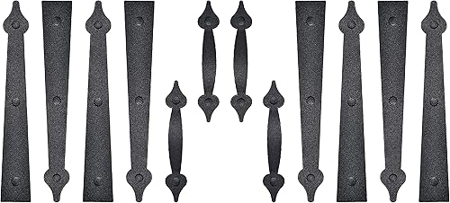 Miniatura 8 de Kit de manijas decorativas magnéticas para puerta de garaje, accesorios de carro, bisagras de imitación, decoración de atractivo, paquete de 1,