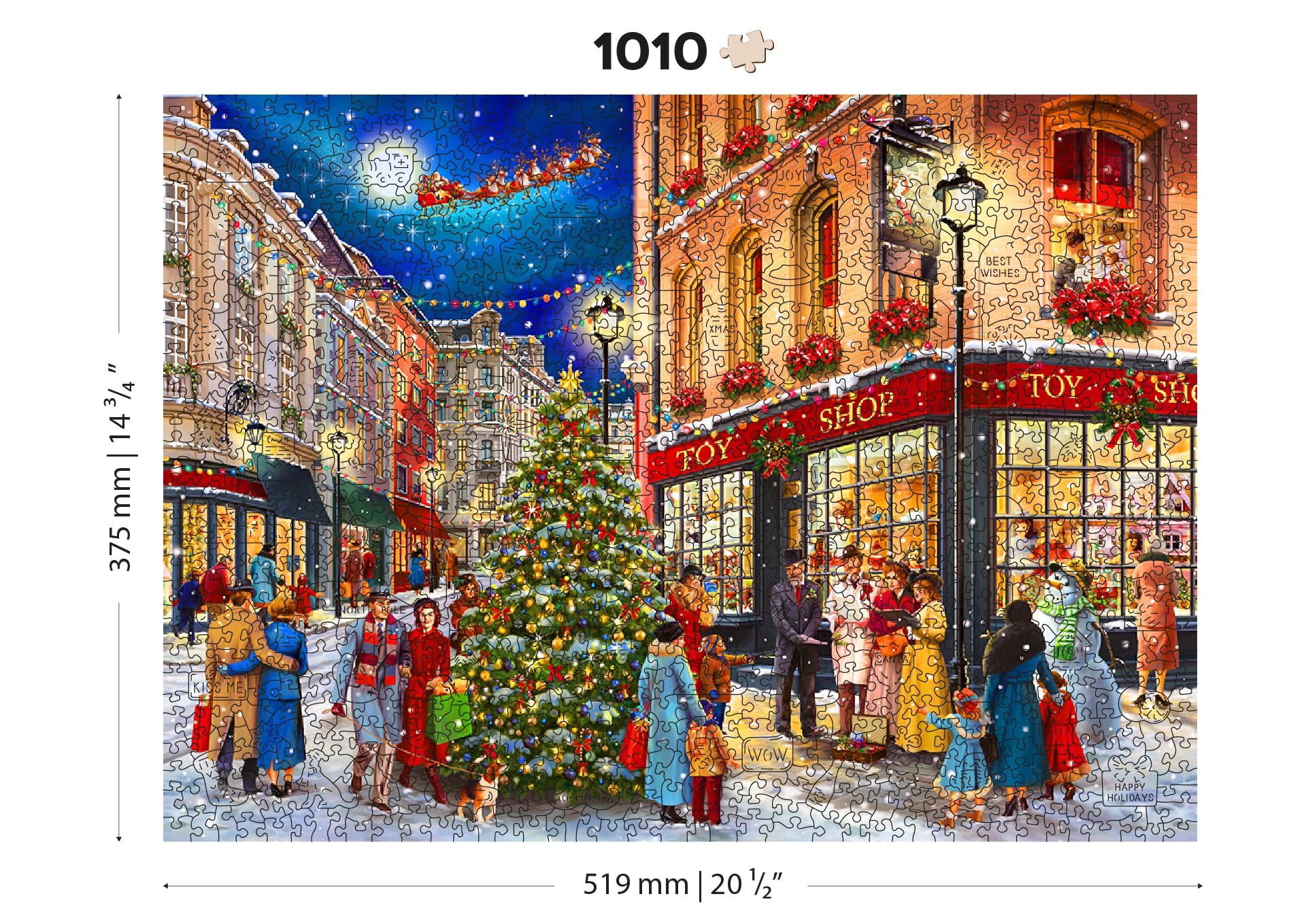 Wooden.City Puzzle en Bois - Puzzles De Jigsaw Inhabituels Uniques avec des Pièces en Forme d'animal - Puzzle De Mosaïque Difficile pour Enfants Et Adultes - Puzzles De Jigsaw