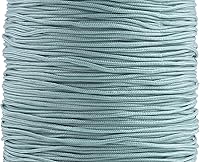 Vista 86 de KONMAY 1 rollo de cuerda de nailon para hacer pulseras de 150 yardas, trenzado de nailon Shamballa Macramé/cordón de cuentas de 0.4mm, cordón