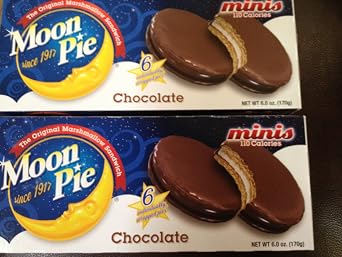 Mini Chocolate Moon Pies 2 Boxes. 12 Pies