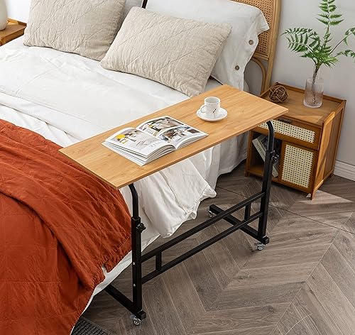 Miniatura 3 de Soporte para laptop de 39.3 pulgadas, soporte de computadora portátil de gran tamaño, escritorio ajustable en altura para escritorio de trabajo,