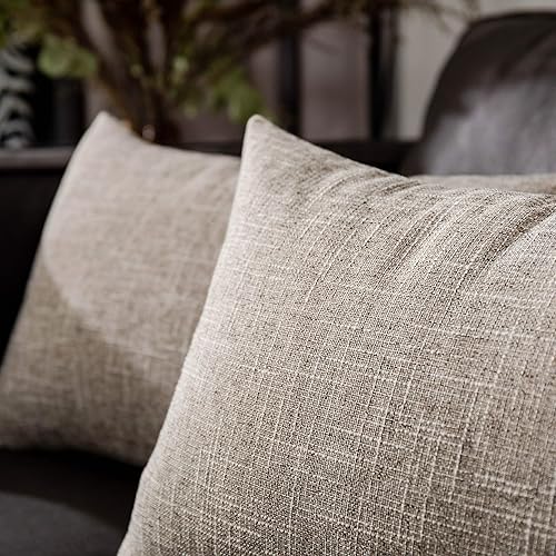 Miniatura 2 de Funda de cojín Kevin Textile Star de lino suave y sólida