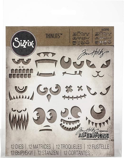 Sizzix Sweet Treats Dies By Tim Holtz - 11 Piece Thinlits Set For Paper Crafts & Scrapbooking