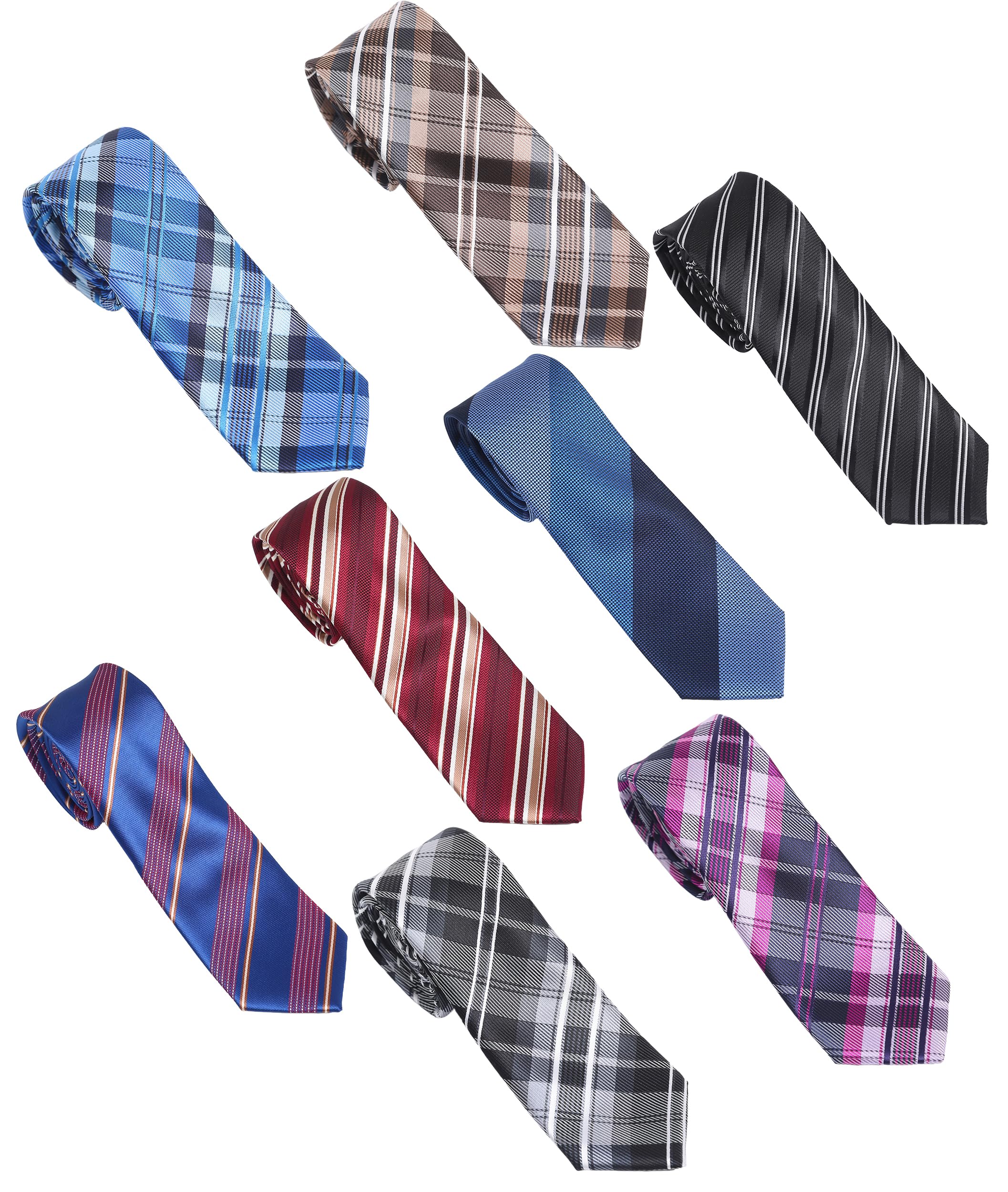 Gelante Classic Men's Tie Silk Necktie Woven JACQUARD Neck Ties - Bulk Lot