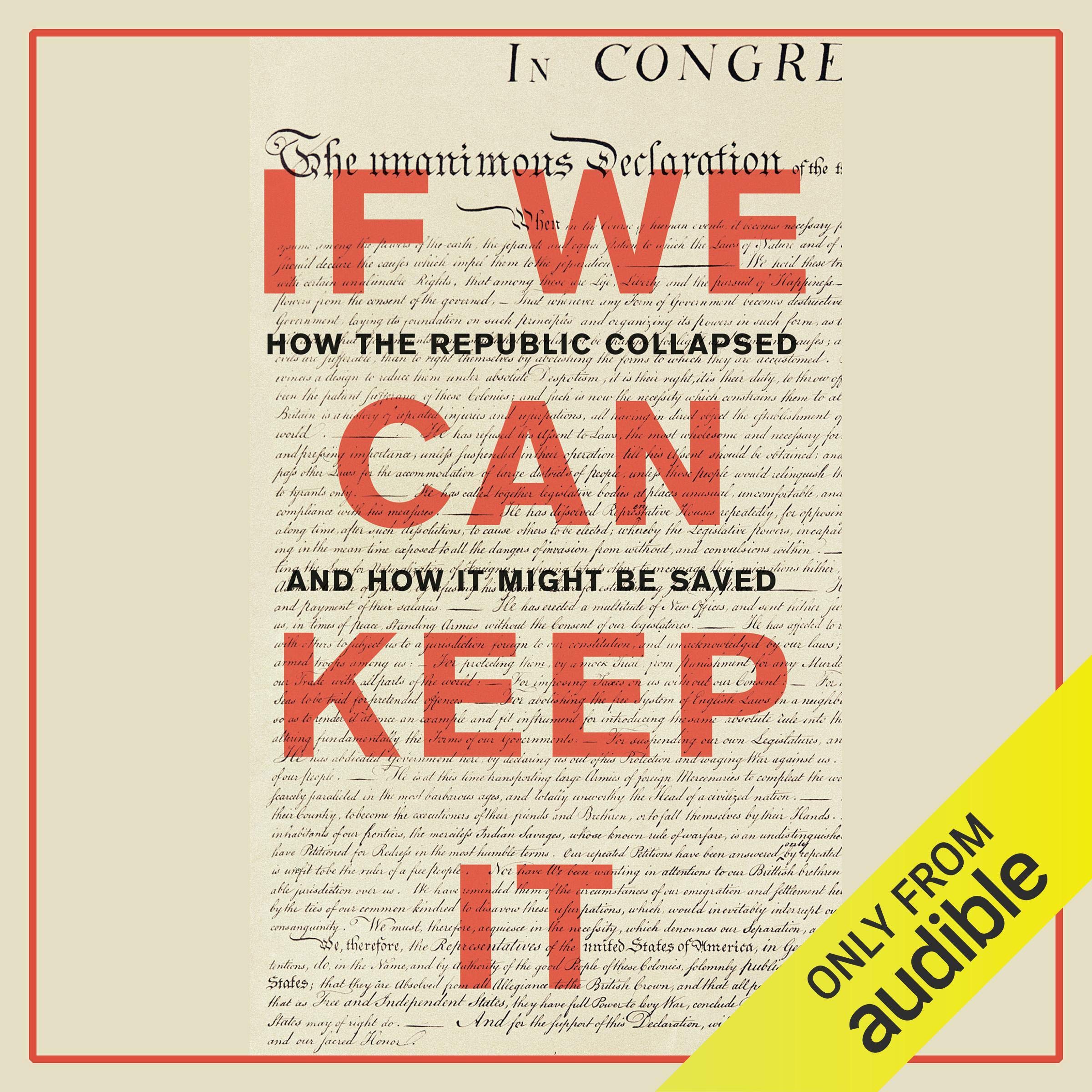 Cover art for If We Can Keep It