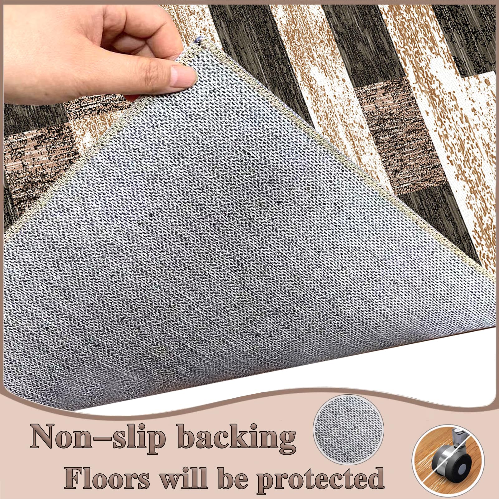Alfombrilla para silla de oficina para juegos, 90 x 140 cm, protector de escritorio para computadora, tapete apto para ruedas, protector de suelo duro duradero y protector de parquet, alfombra