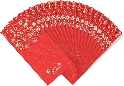 Miniatura 11 de Tarjeteros de Navidad o tarjetas de regalo (paquete de 18), sobres de dinero de Navidad para Navidad, cumpleaños, vacaciones, fiesta, festival de