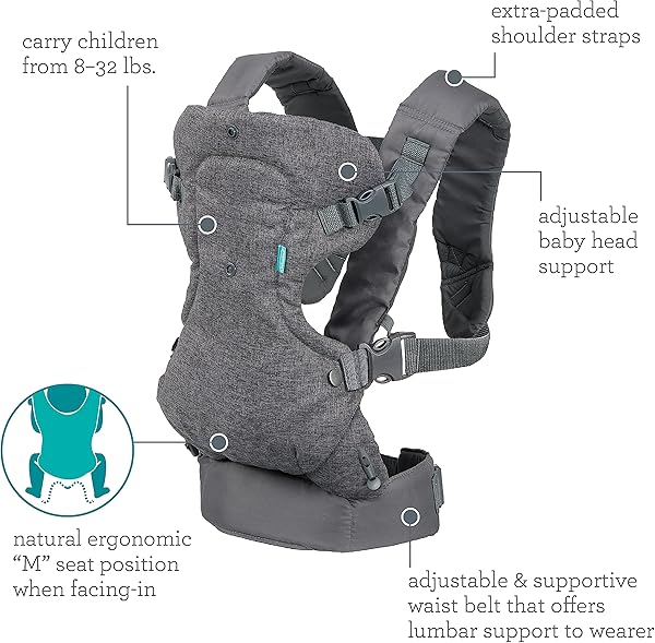 Infantino Flip 4-in-1 Convertible Carrier 5
