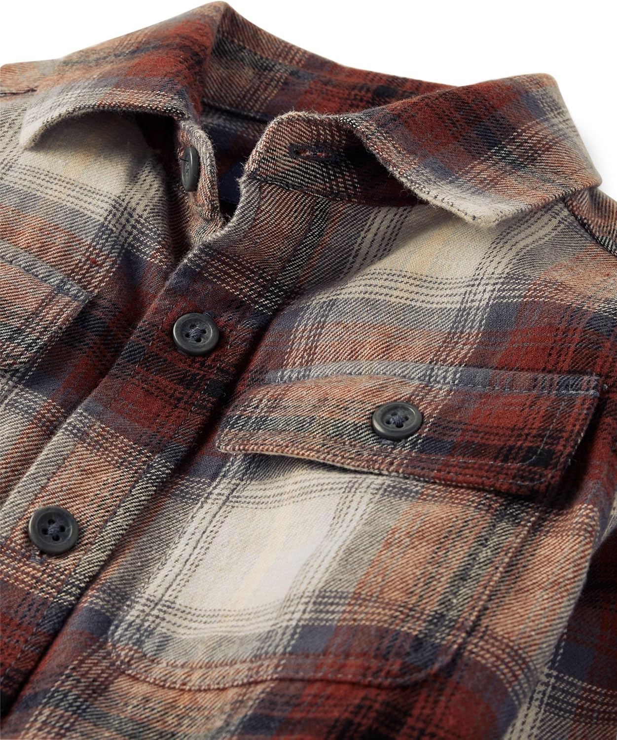 The Children's Place Boys Long Sleeve Flannel Button Down Shirt - Image 2