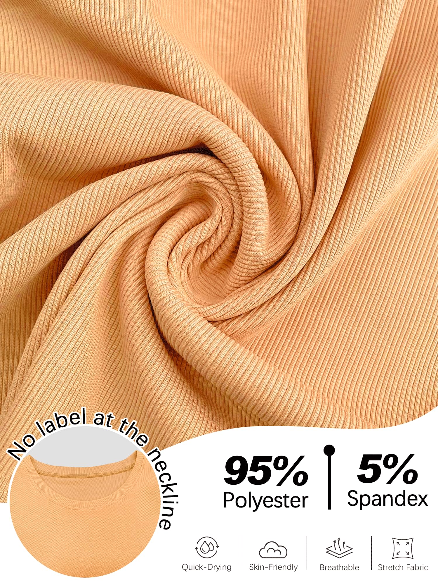 ANGEL CITIZ Top da allenamento da donna a maniche lunghe e a maniche corte, ad asciugatura rapida, camicie da corsa morbide e traspiranti, per yoga, palestra, UPF 50+, confezione multipla