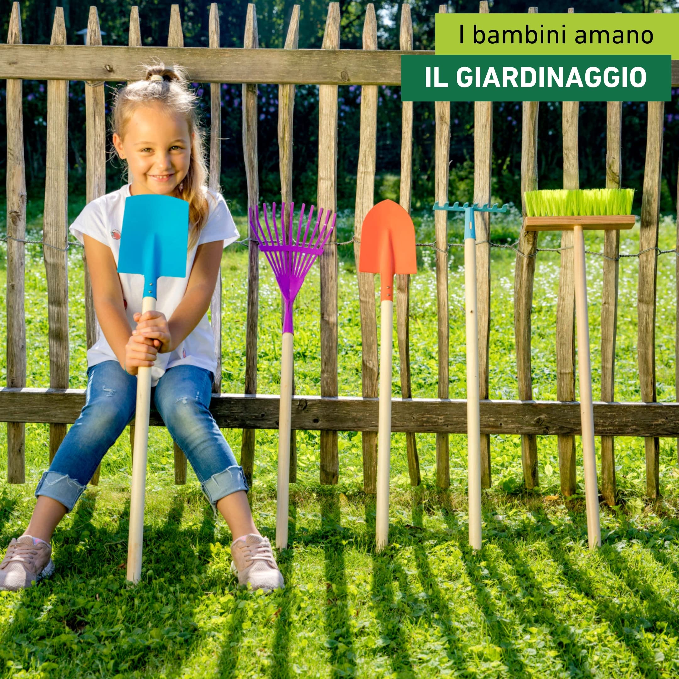 Windhager - Set Attrezzi per Bambini, Metallo, Multicolore