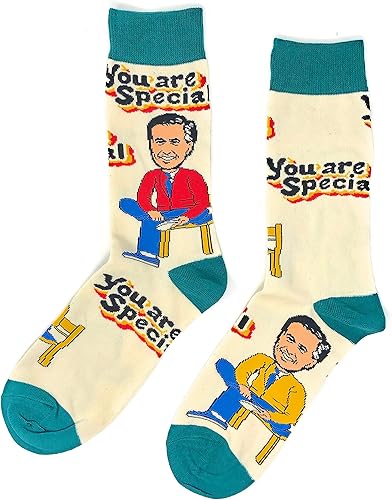 Miniatura 5 de ooohyeah Calcetines divertidos de Mr Rogers para hombre, novedosos calcetines locos y divertidos regalos