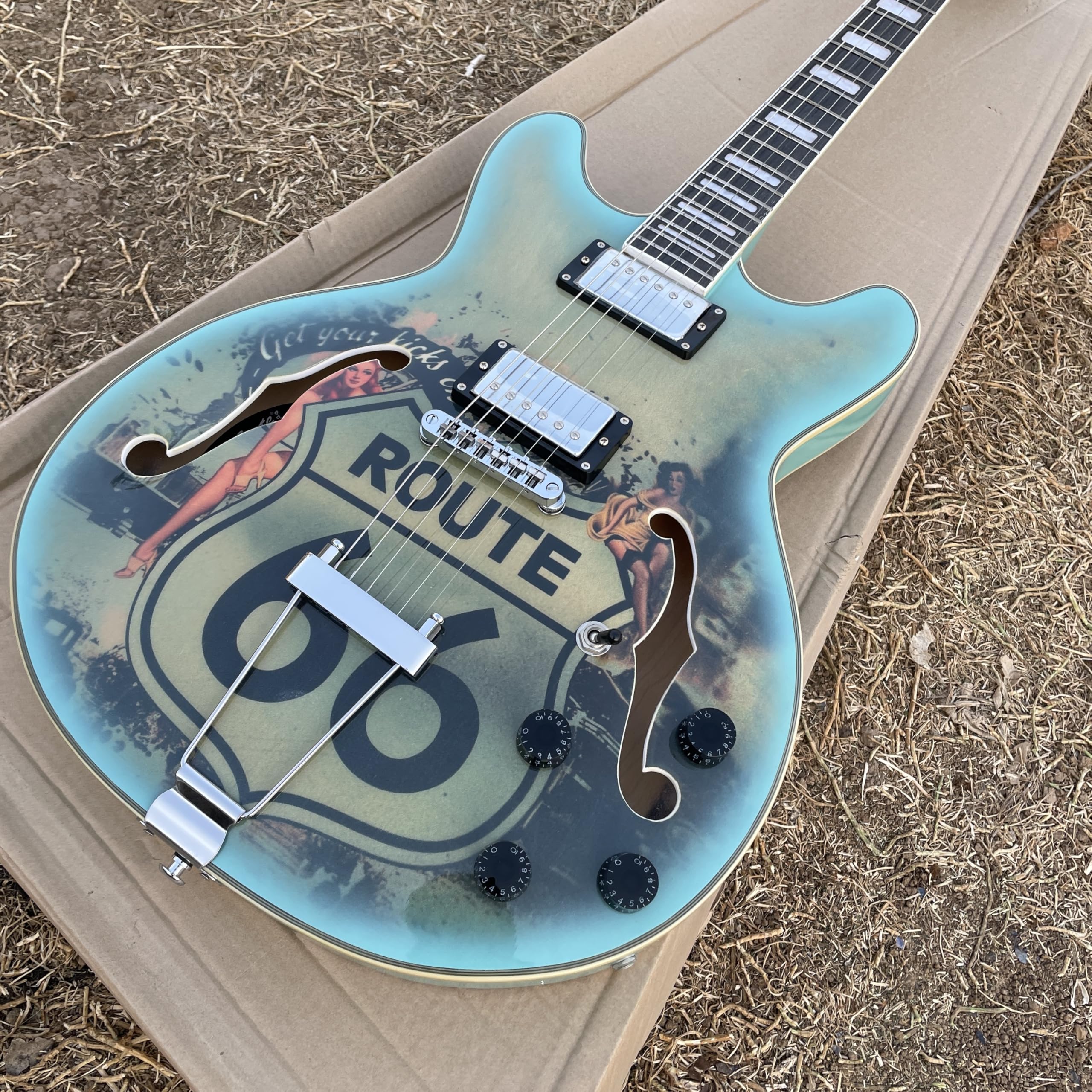 6 strings?Semi-Hollow Electric Guitar