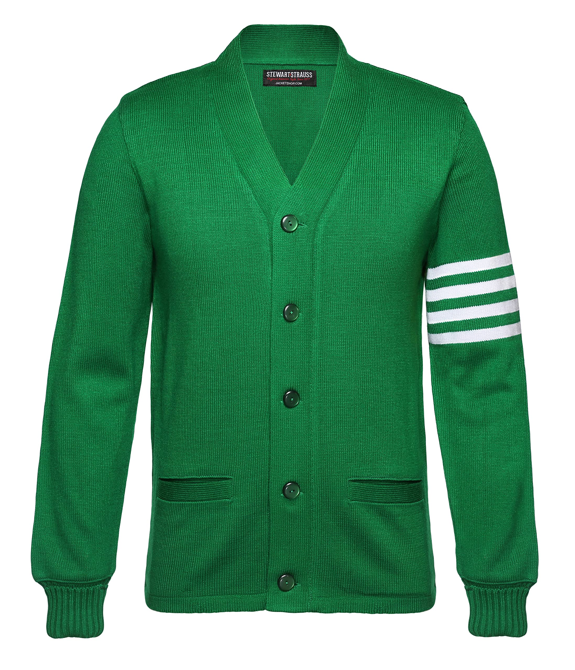 Stewart &amp; Strauss Cardigan Varsity Letter Sweater