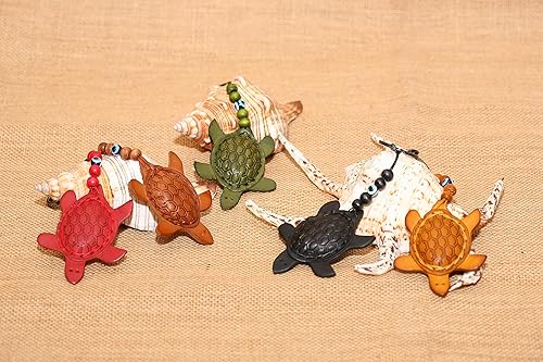 Miniatura 4 de Leather Turtle Keychain  Turtle Charm for Backpacks & Leather Purses  Hanging Sea Turtle Accessory, Turtle Gift  Handmade, Cute Keychain Accessories