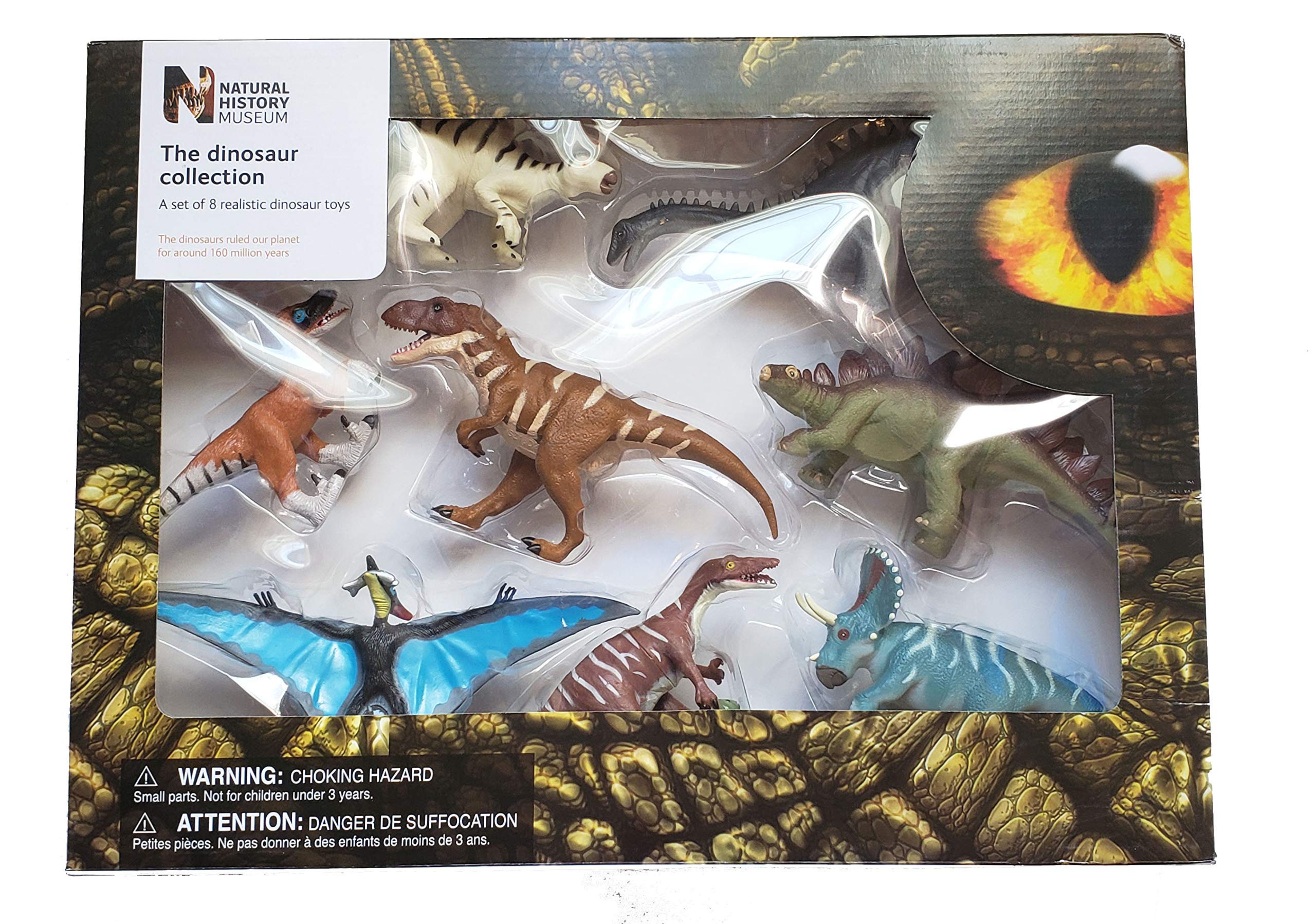 Wild Republic Dinosaur Nhm Paint And Play T Rex Triceratops
