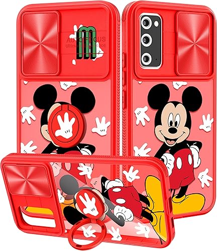 Joyleop Funda para Samsung Galaxy S20 Fe 5G 2 en 1 con dibujos animados lindos para niñas, mujeres, adolescentes, niños, fundas de teléfono