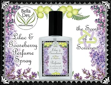 Lilac and Gooseberry Perfume Spray | 2 ounce Glass Bottle | Yennefer's Perfume | Phthalate Free Fragrance | Scent of a Sorceress