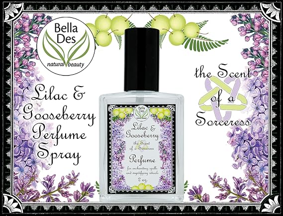 Lilac and Gooseberry Perfume Spray | 2 ounce Glass Bottle | Yennefer's Perfume | Phthalate Free Fragrance | Scent of a Sorceress
