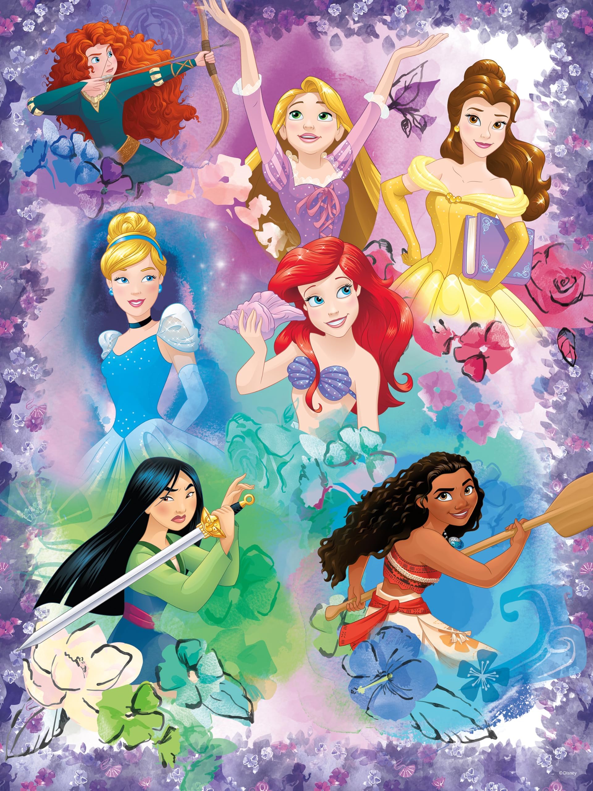 Amazon.com: Ceaco - Disney - Purple Princess Collage - 300