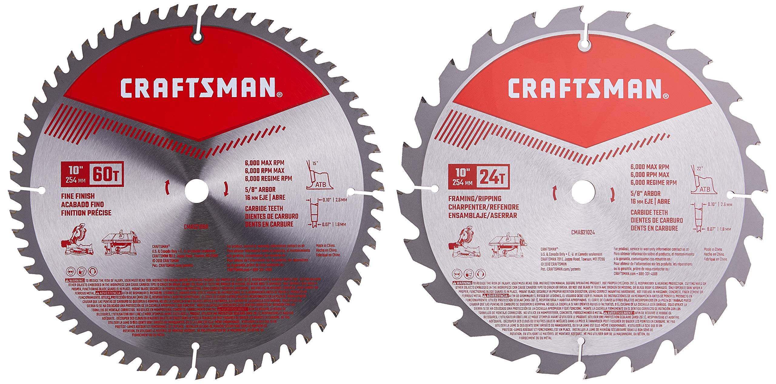 CRAFTSMAN 10-Inch Miter Saw Blade 