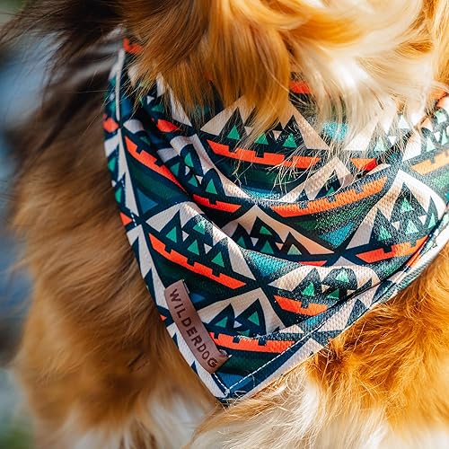 Vista 40 de Wilderdog Bandana para perro con material ligero de malla de mezcla de poliéster de secado rápido en Hazy color fantasía (Hazy)