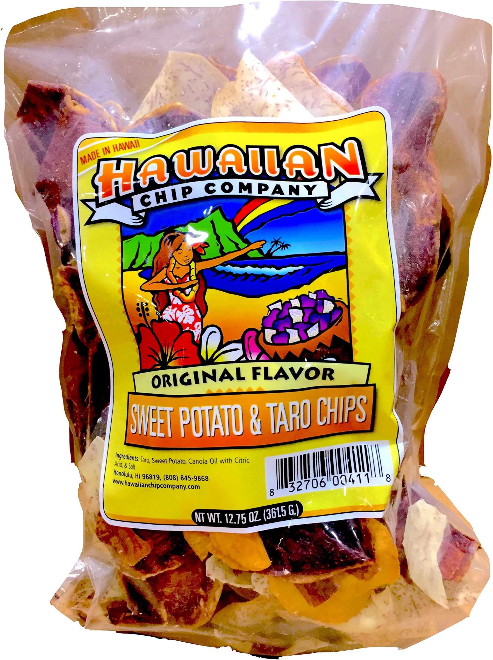 Hawaiian Chip Company Sweet Potato and Taro Chips (1 Bag)